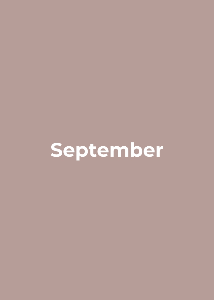 スケジュール 9月